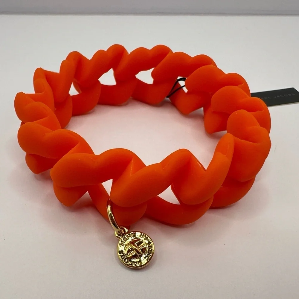Marc by Marc Jacobs Orange Stretch Bracelet NWT